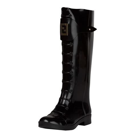 fendi rain boots women's
